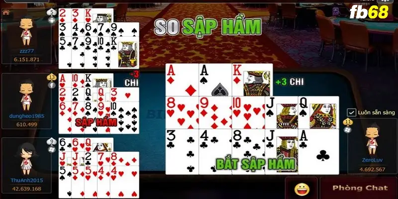 Tham gia chơi game bài Mậu Binh tại fb68